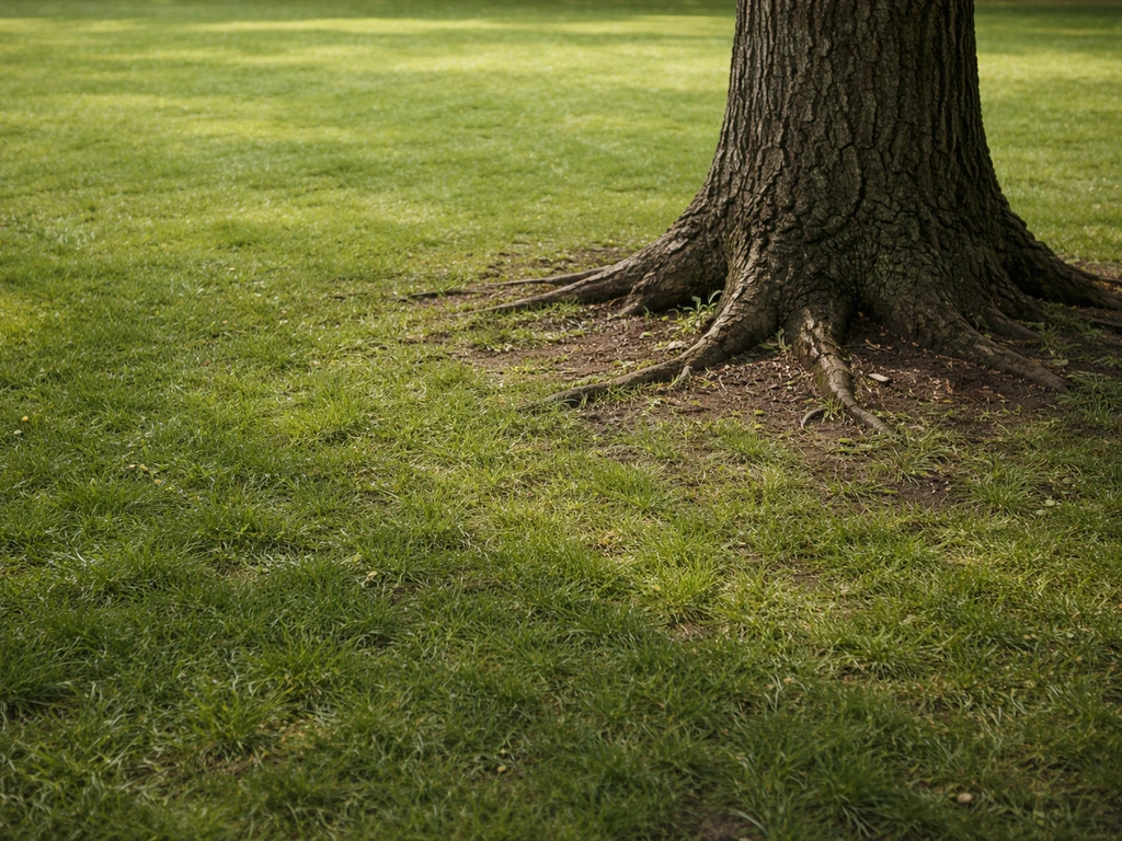 Gazon coupé au pied des arbres : diagnostic et solutions concrètes